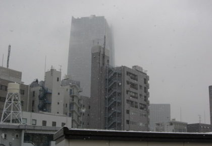 またまた雪景色　東京