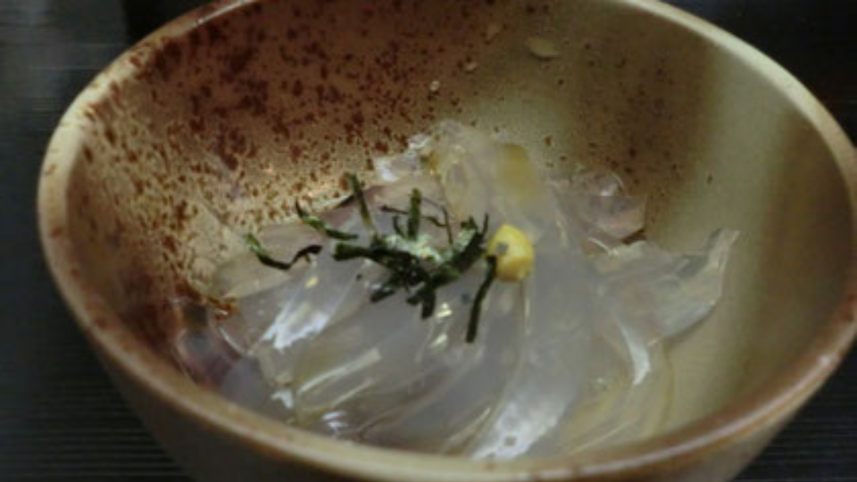 天草から作る天然のところてん