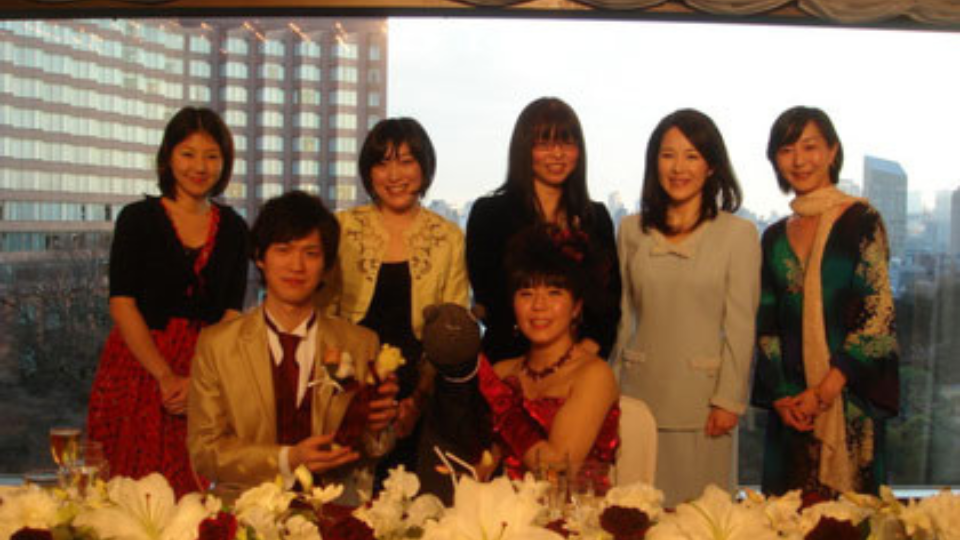 女性起業家の会の菊永さんの披露宴