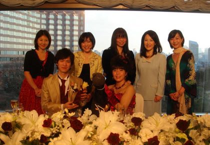 女性起業家の会の菊永さんの披露宴
